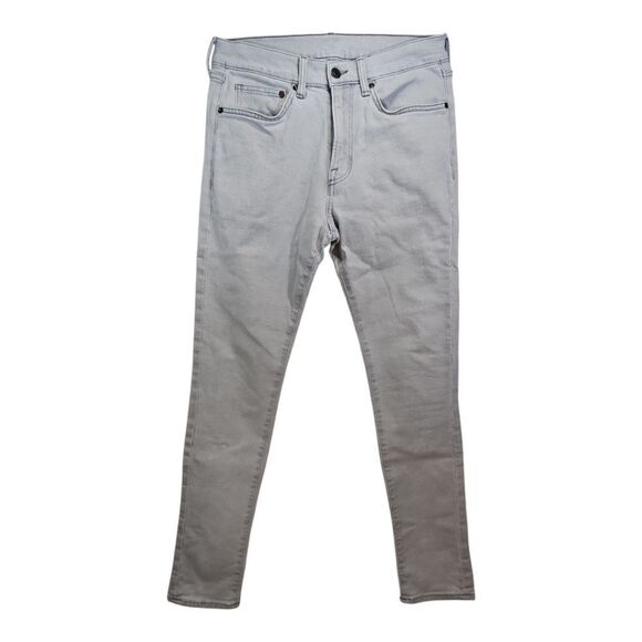 H&M &Denim Light Gray Skinny High Rise Jeans Size 31 - Picture 2 of 6